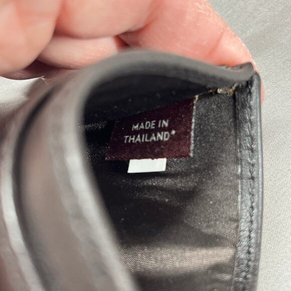 COACH Slim Card Case Mahogany/Brown Signature Logo & Dust Cover Bag New with Tag - Picture 9 of 11